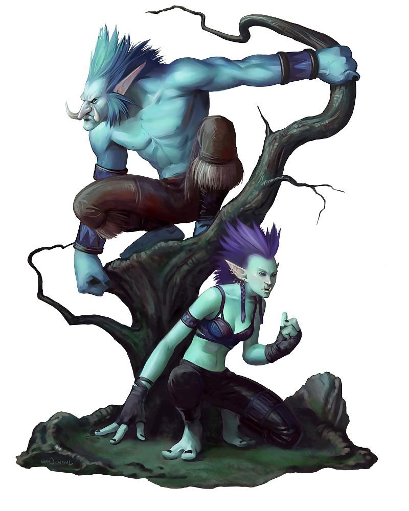 25P Trolls - Monsters - Mix + More.