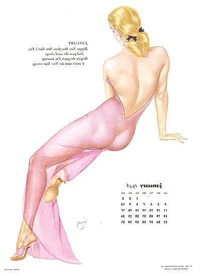 13P Erotischer Kalender 9 - Vargas Pin-ups 1948