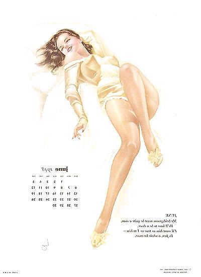 13P Erotischer Kalender 9 - Vargas Pin-ups 1948