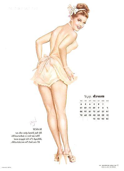 13P Erotischer Kalender 9 - Vargas Pin-ups 1948
