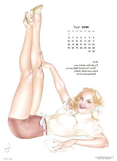 13P Erotischer Kalender 9 - Vargas Pin-ups 1948