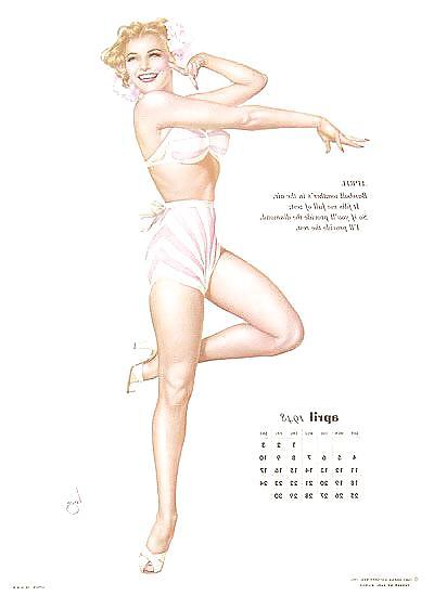 13P Erotischer Kalender 9 - Vargas Pin-ups 1948