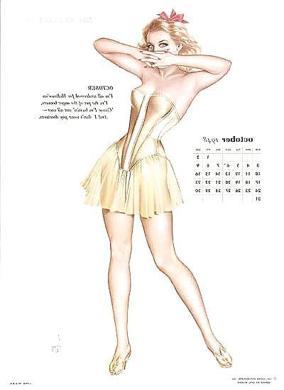 13P Erotischer Kalender 9 - Vargas Pin-ups 1948