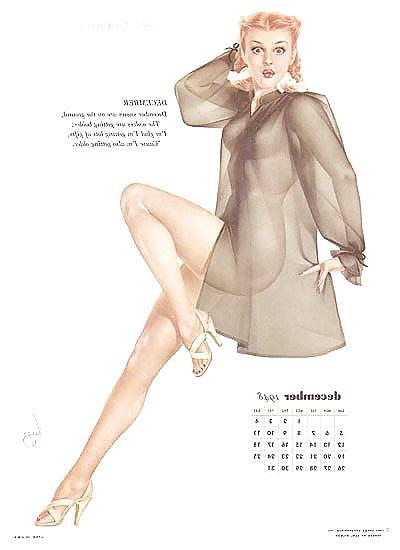 13P Erotischer Kalender 9 - Vargas Pin-ups 1948