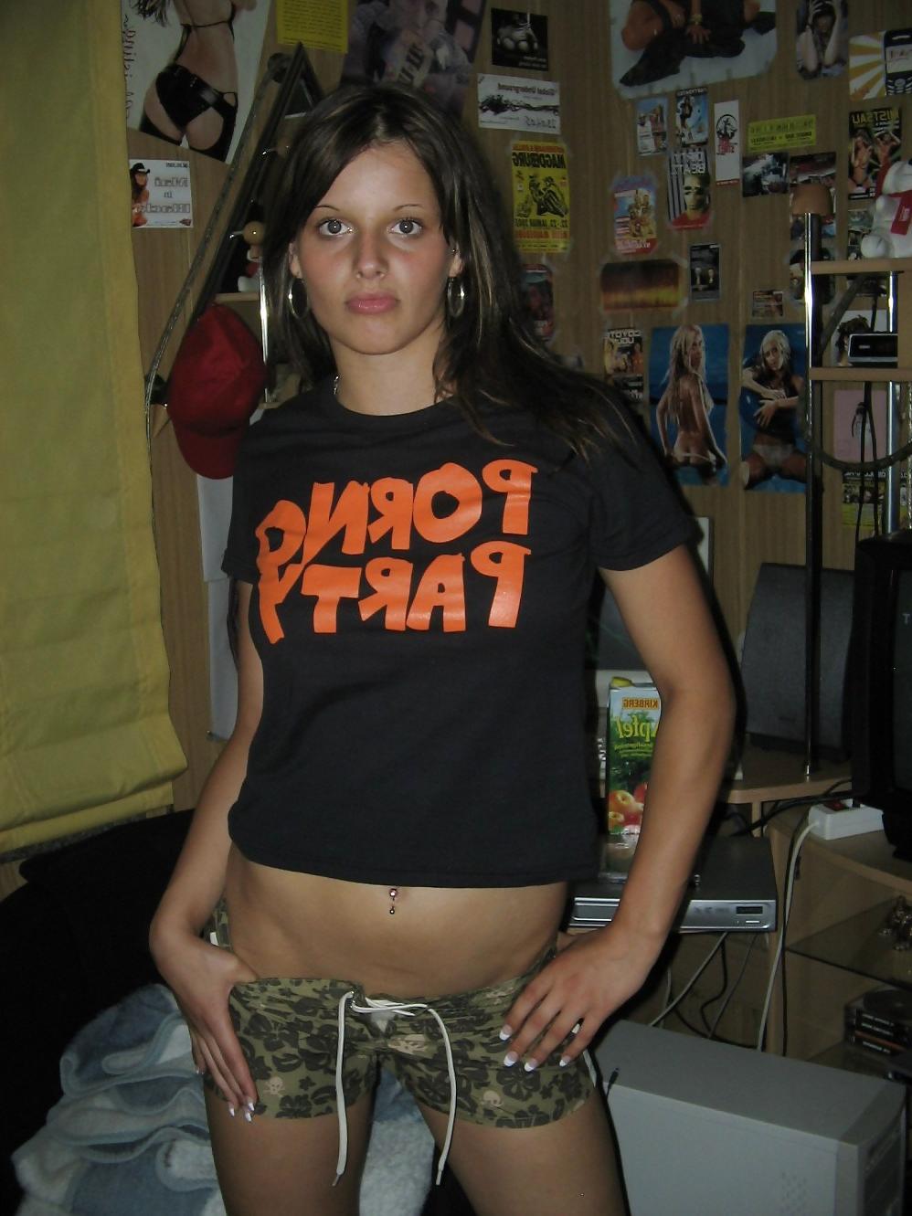 17P Sexy teen at home