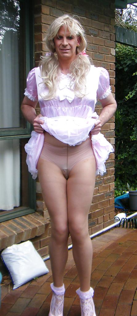15P Sissy - Rose Pantyhose