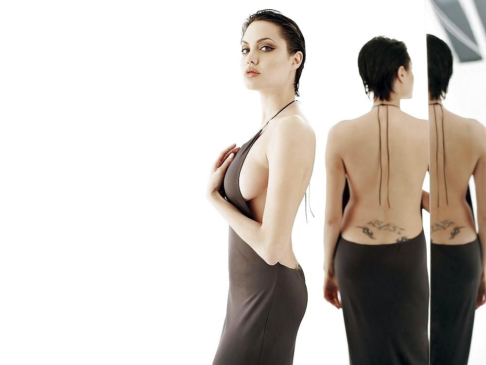 22P Angelina Jolie-Dominatrix Cumslurping Slut