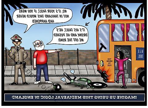 25P Funny cartoons of Thailand Pattaya