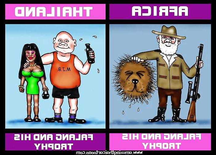 25P Funny cartoons of Thailand Pattaya