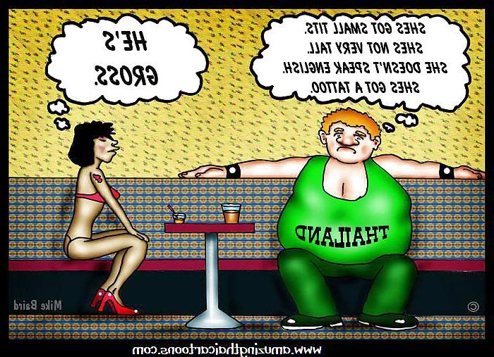 25P Funny cartoons of Thailand Pattaya