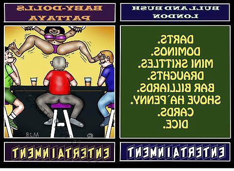 25P Funny cartoons of Thailand Pattaya