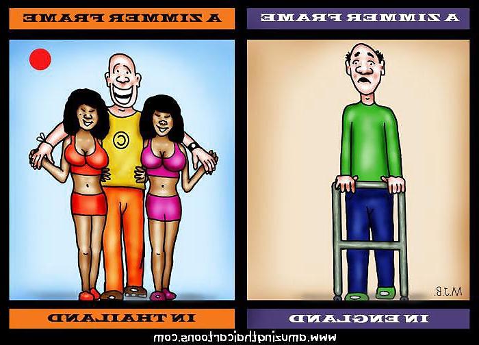 25P Funny cartoons of Thailand Pattaya