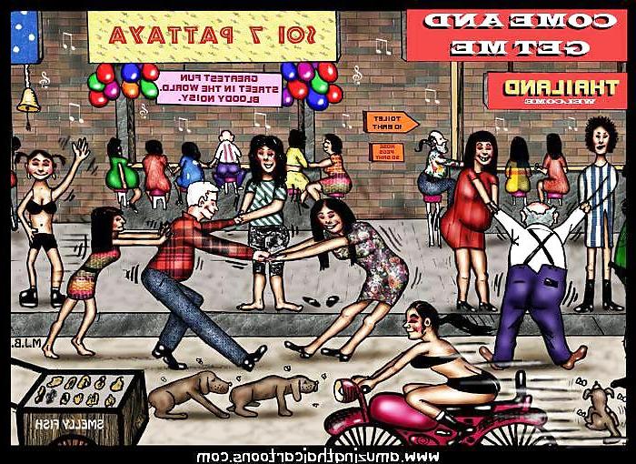 25P Funny cartoons of Thailand Pattaya