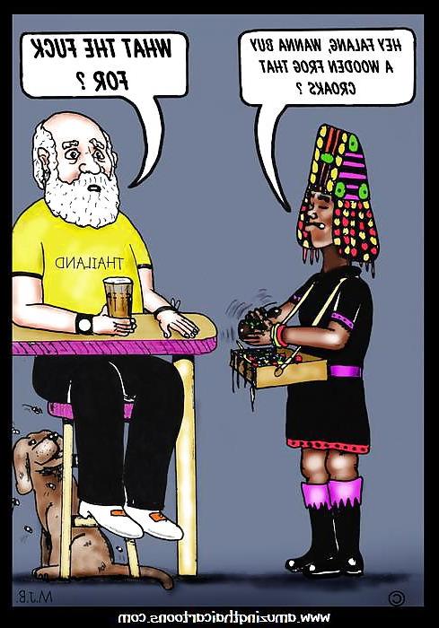 25P Funny cartoons of Thailand Pattaya