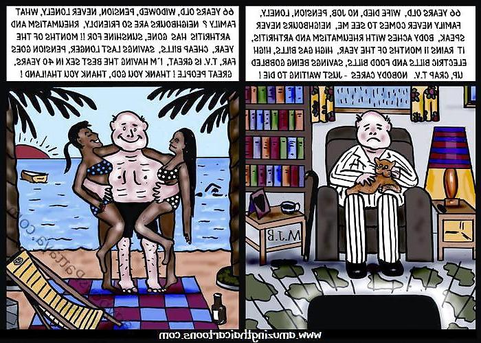 25P Funny cartoons of Thailand Pattaya