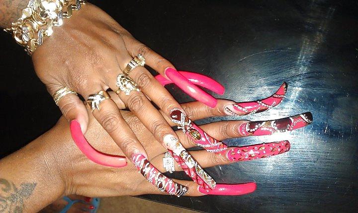 12P Long Nails Passion