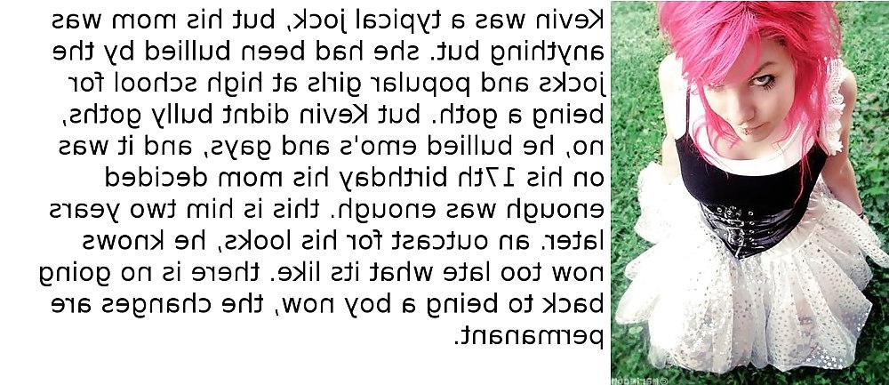 15P Shemale and sissy Caption