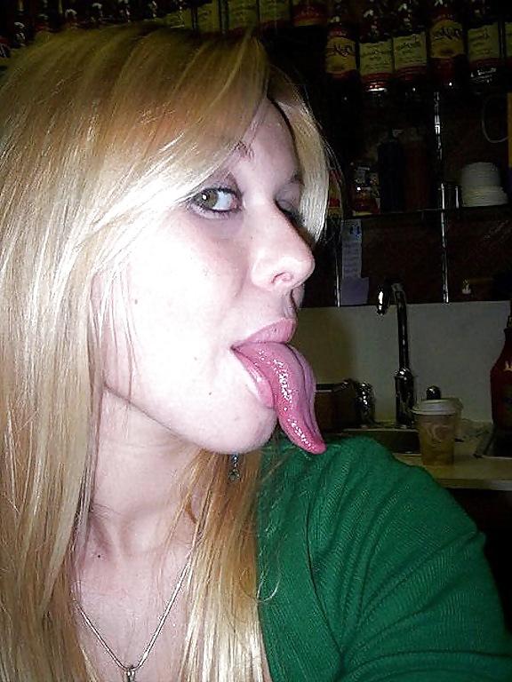 20P Chicks With Freakishly Long Tongues 5