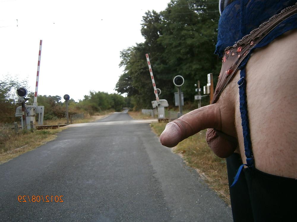 6P Public exhib flash cock queue outdoor dogging 