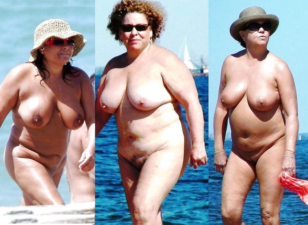 24P Mature women to the fkk beach 1.
