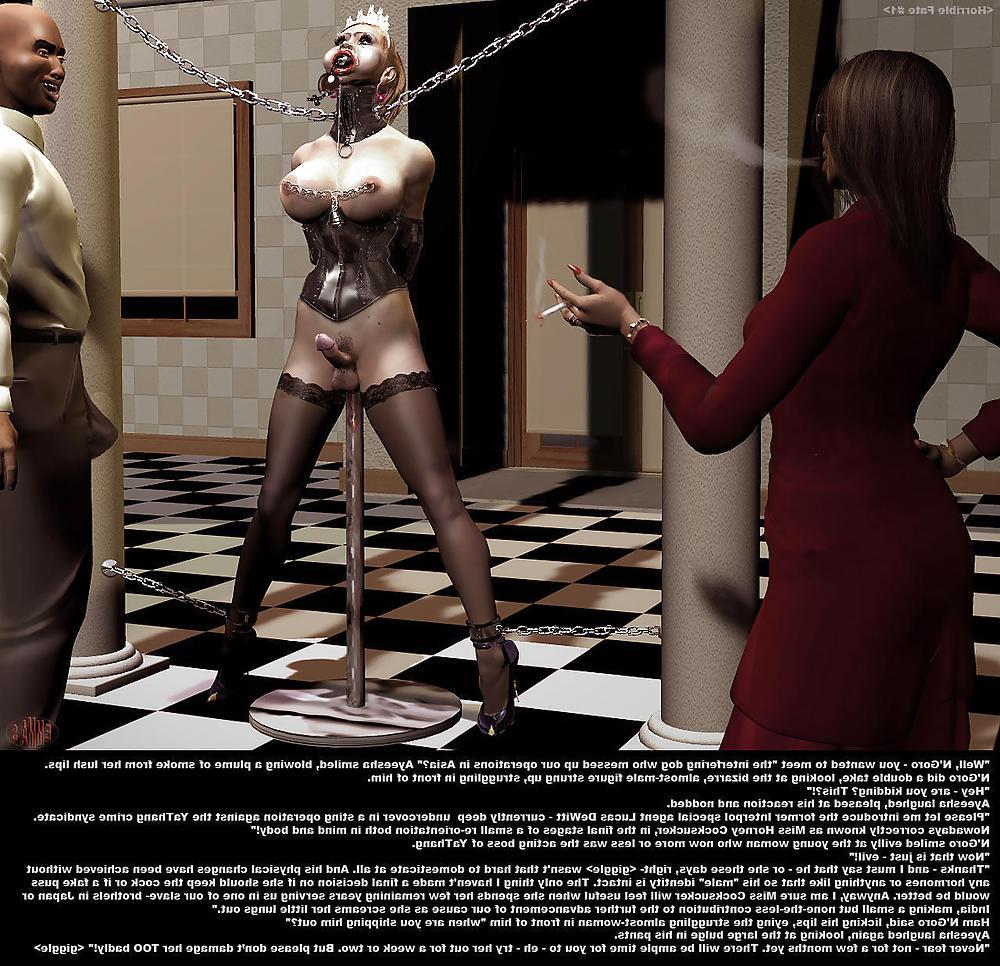 25P Male transformed into female submissive(EMMA drawings)