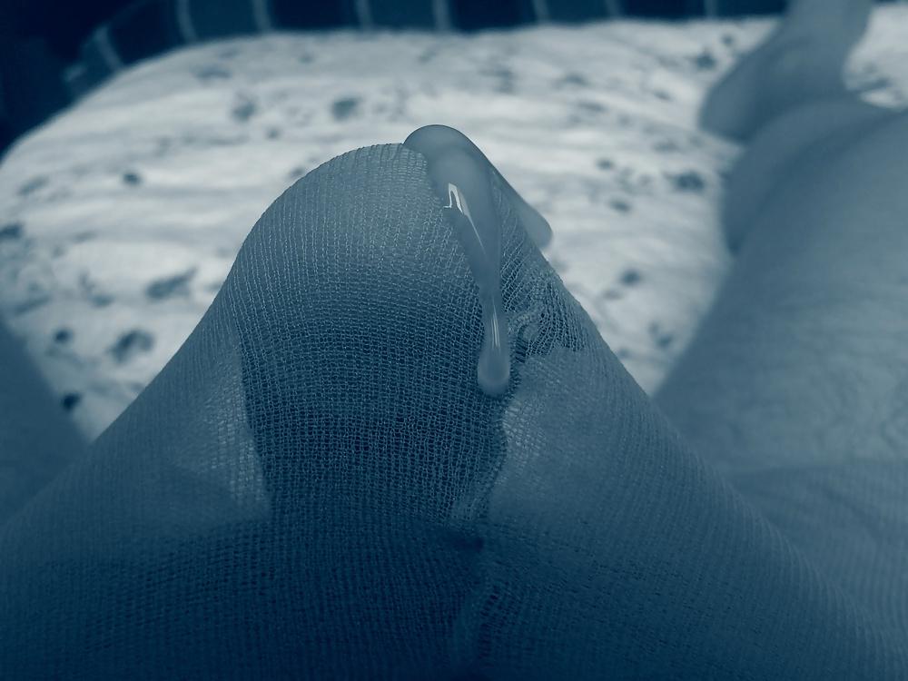 7P Pantyhose Cock Cum
