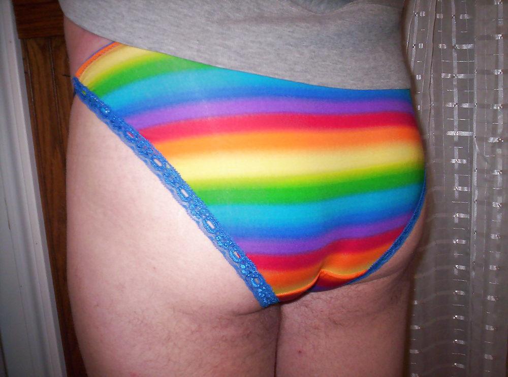 4P More satin panty cock