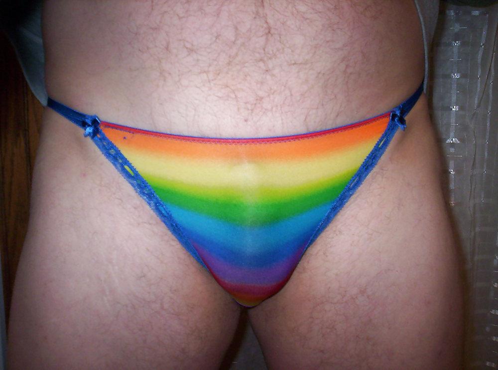 4P More satin panty cock