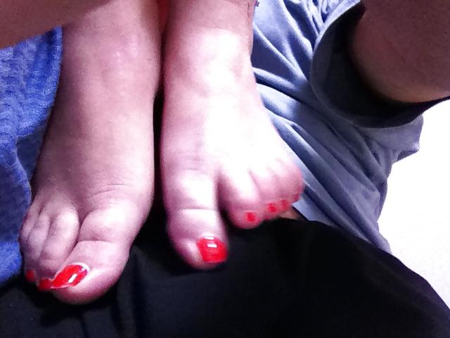 13P Red nails !!
