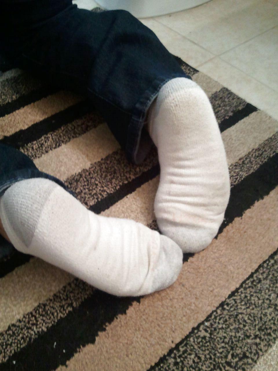 19P LATINA FRIEND PT.3 WHITE STINK SLUT SOCKS