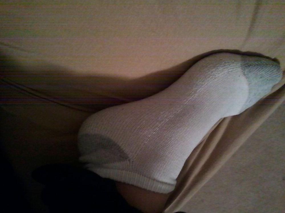19P LATINA FRIEND PT.3 WHITE STINK SLUT SOCKS