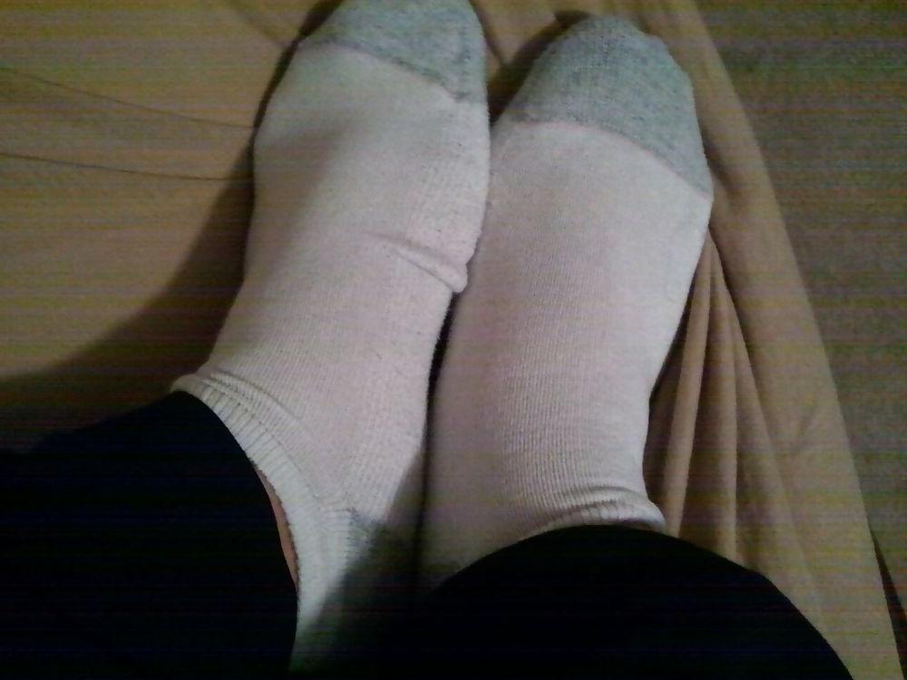 19P LATINA FRIEND PT.3 WHITE STINK SLUT SOCKS
