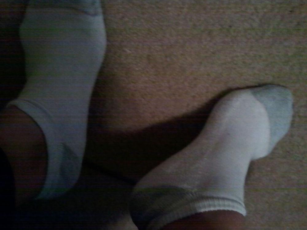 19P LATINA FRIEND PT.3 WHITE STINK SLUT SOCKS