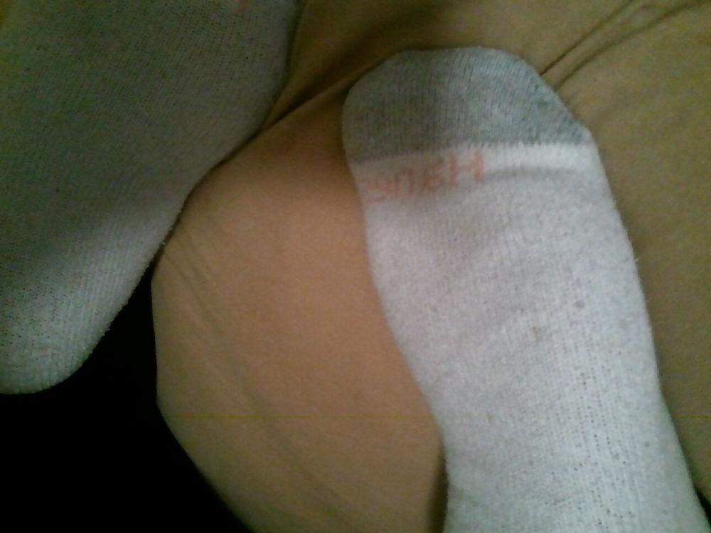 19P LATINA FRIEND PT.3 WHITE STINK SLUT SOCKS