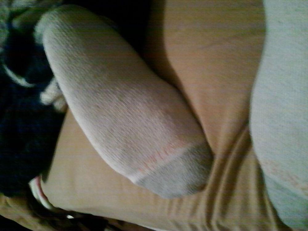 19P LATINA FRIEND PT.3 WHITE STINK SLUT SOCKS