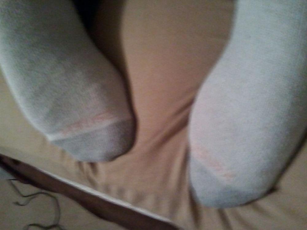 19P LATINA FRIEND PT.3 WHITE STINK SLUT SOCKS