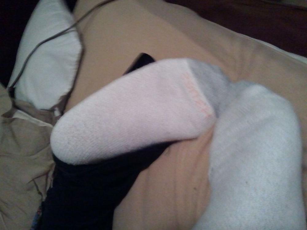 19P LATINA FRIEND PT.3 WHITE STINK SLUT SOCKS