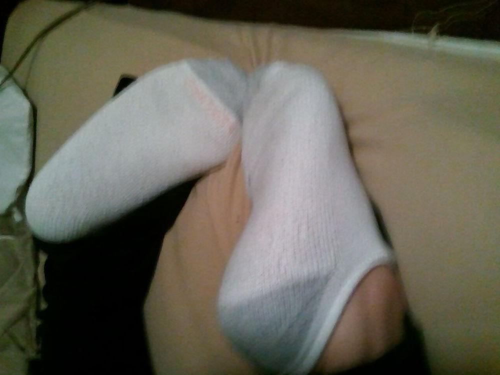 19P LATINA FRIEND PT.3 WHITE STINK SLUT SOCKS
