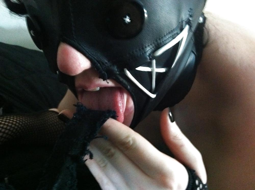 25P Shoot 1 - Slut Doll in Black Heart Pants