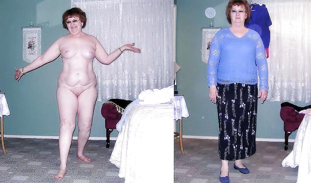19P Dressed & Undressed White Women from the Net #2