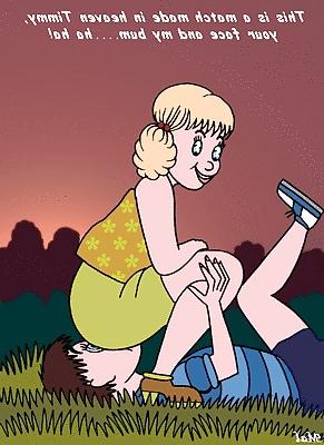 21P Facesitting Cartoons