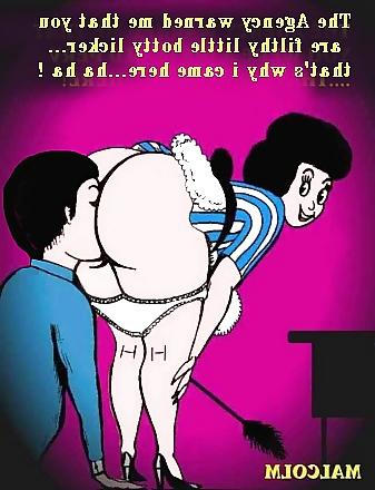 21P Facesitting Cartoons