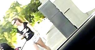 4P Candid voyeur in shorts