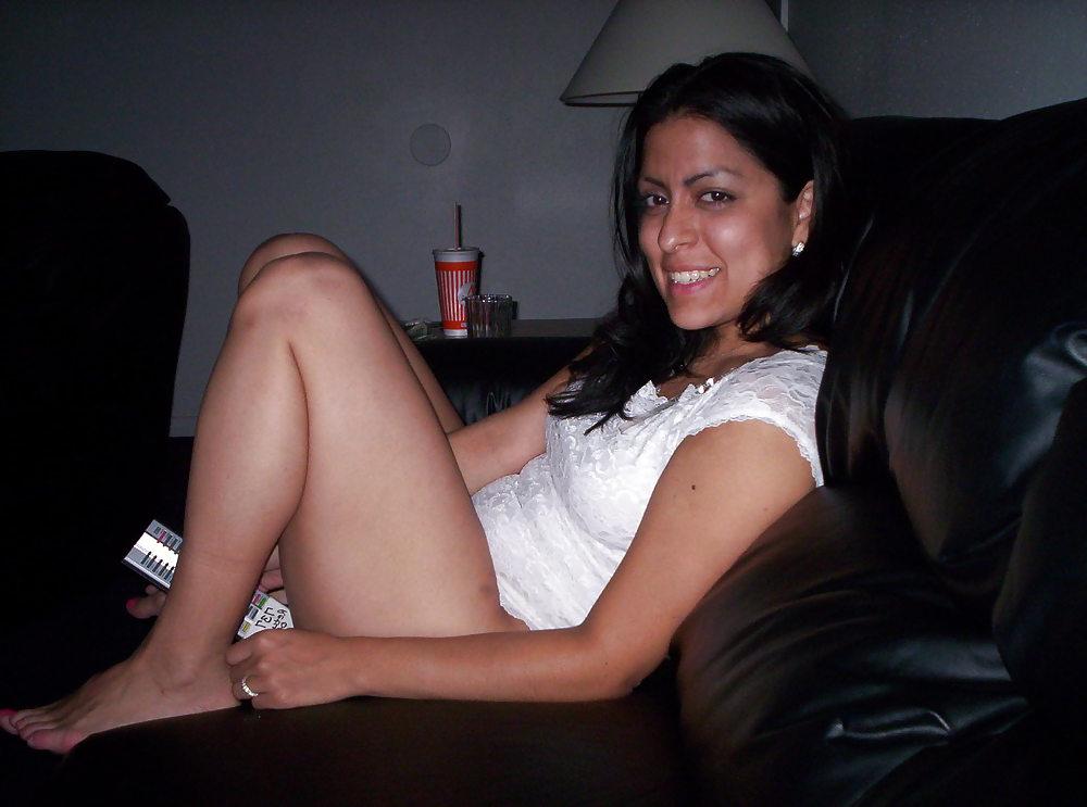 25P Latina wife on couch