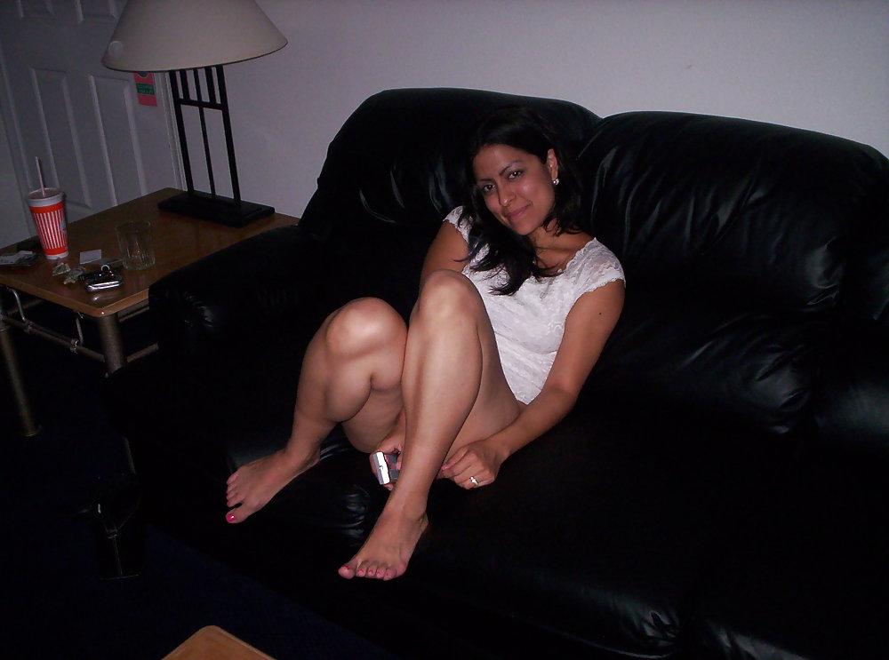 25P Latina wife on couch