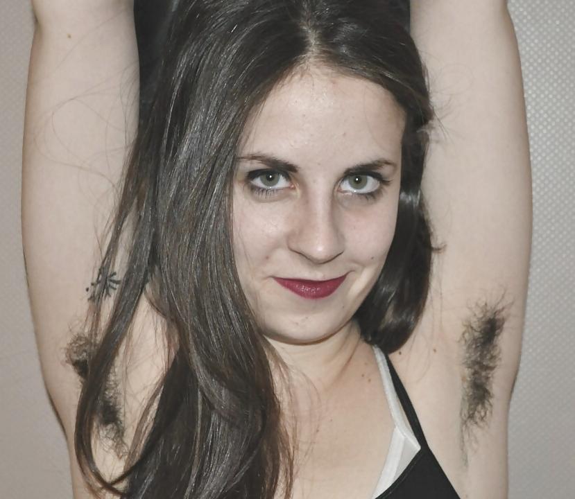 22P Hairy armpits - pits 06 - Love is in the hair