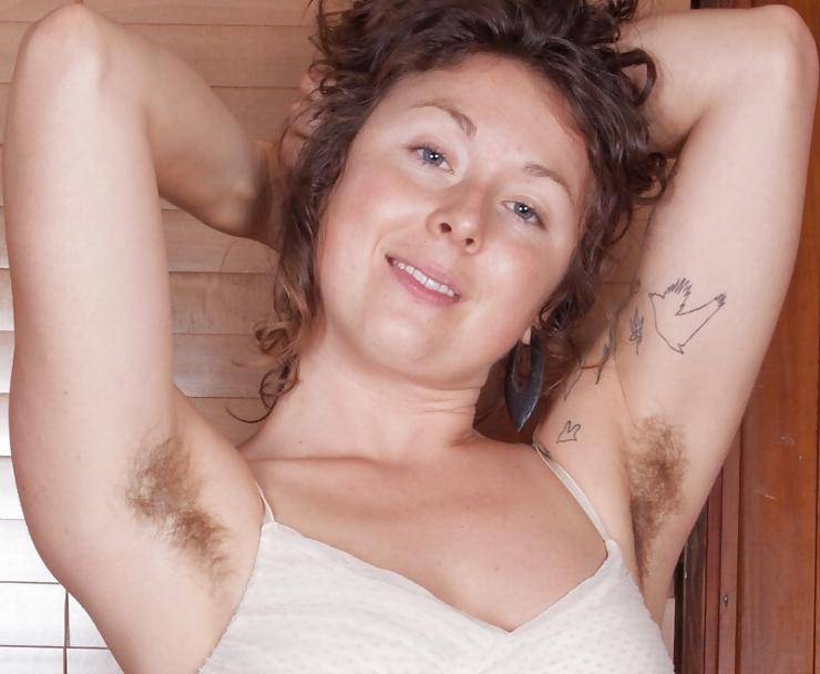 22P Hairy armpits - pits 06 - Love is in the hair