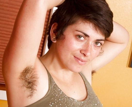 22P Hairy armpits - pits 06 - Love is in the hair