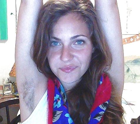 22P Hairy armpits - pits 06 - Love is in the hair
