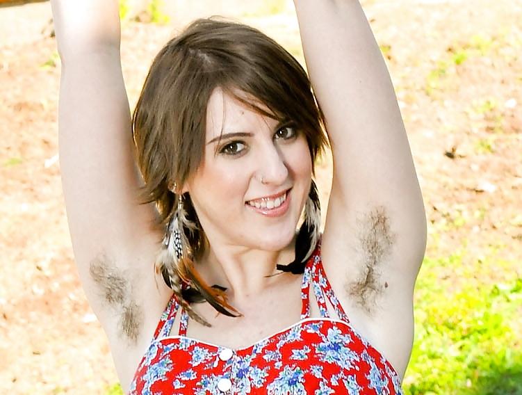 22P Hairy armpits - pits 06 - Love is in the hair